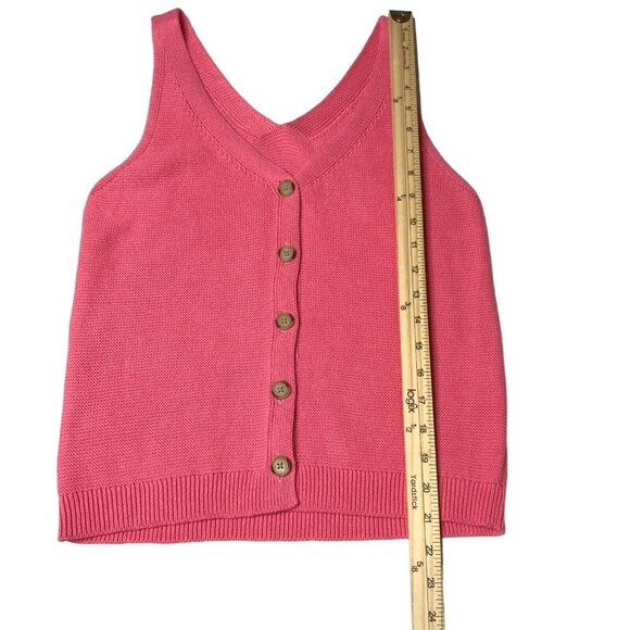 Loft Womens NWT Pink Sleeveless Knit Sweater Tank Top Size Small - Picture 8 of 8